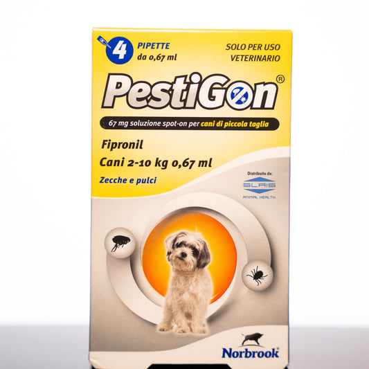 Pestigon Spot-On Cane Piccola Taglia – 4 Pipette (2–10 kg)-0