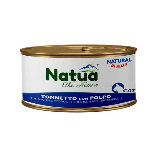 Natua Cat Tonnetto con Polpo 85g – Umido Naturale in Jelly per Gatti-0