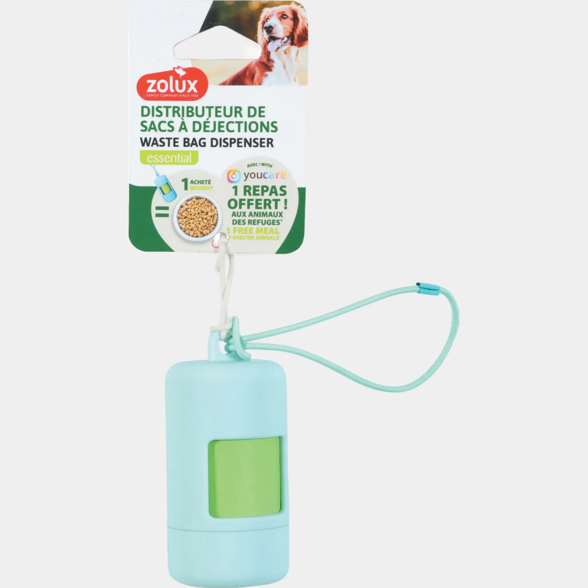 Porta Sacchetti per Cani – Colore Kaki o Azzurro-3