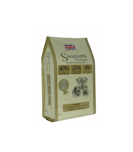 Crocchette Simpsons cane adult Premium 80/20 mix pesce 2 kg-0
