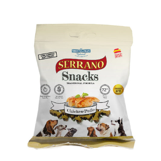 SERRANO Snack Naturali per Cani 85g – Morbidi, Sicuri e Senza Glutine-0